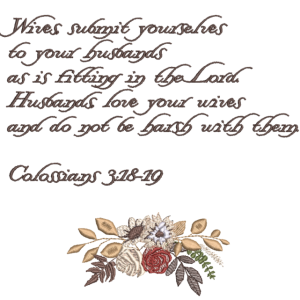 Colossians 3:18-19
