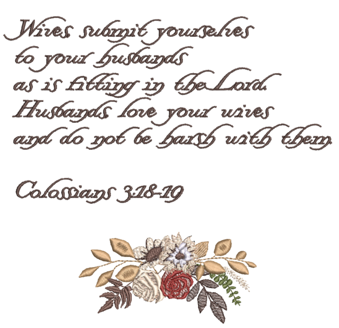 Colossians 3:18-19