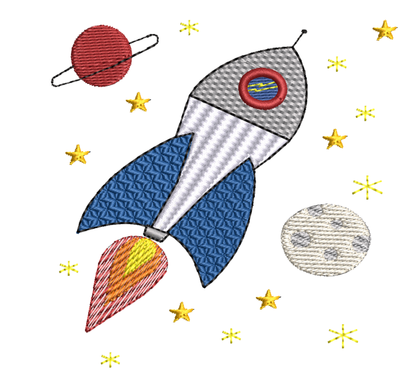 Rocket In Space