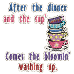 The Bloomin' Washing Up