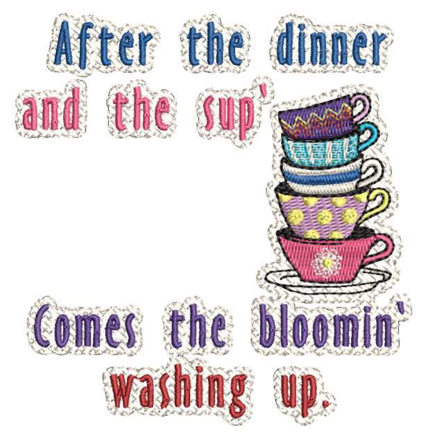 The Bloomin’ Washing Up