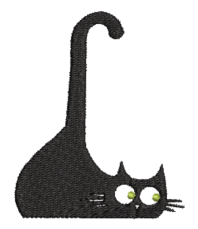 Crouching Cat